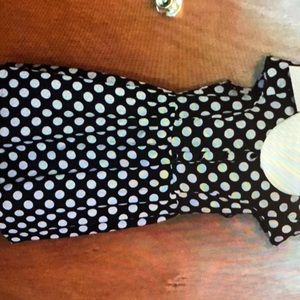 Ladies dress tunic in sheer poly size medium